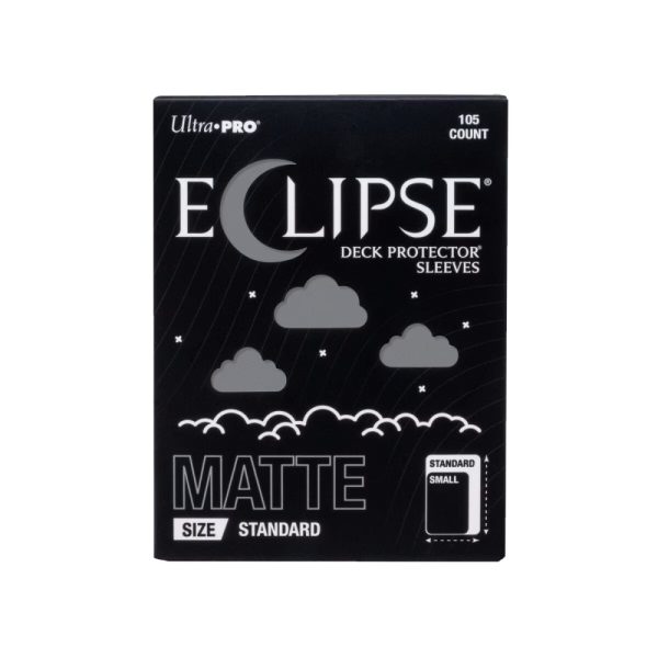 Ultra PRO Eclipse Matte Standard Deck Protector Sleeves : Smoke Grey (105)