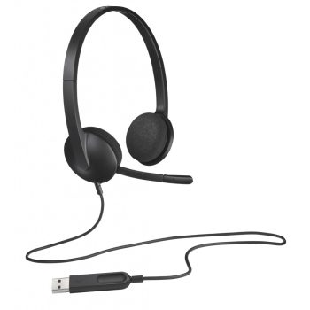 Logitech H340 Ενσύρματα Ακουστικά - Black