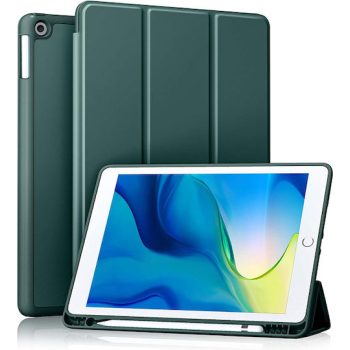 Θήκη Σιλικόνης Orso Flip Cover με  Pencil Holder για iPad 10.2 2019/2020/2021 - Green