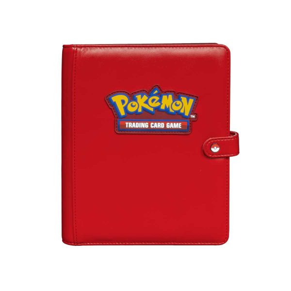 Άλμπουμ Καρτών Ultra Pro - Premium Snap Pokémon Binder(160 Κάρτες - Side Loaded) - Red