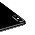 Θήκη Σιλικόνης Baseus Simplicity Series 0.3mm για Apple iPhone XS Max - Διάφανη Μαύρη