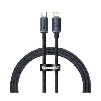 Καλώδιο Φόρτισης Baseus Crystal Shine USB-C σε Lightning 1.2m - Black